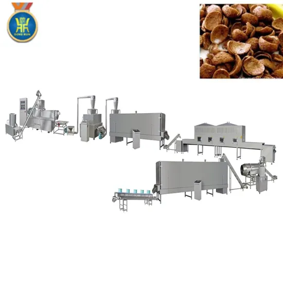 High output Machines for making breakfast cereal corn flakes