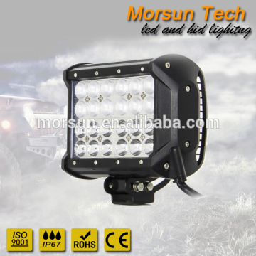 4 row light bar 7 inch, 7" led light bar quad row, 72w 4 row lightbar