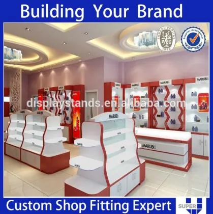 best manufacturer interior stands shop furniture for cosmetics