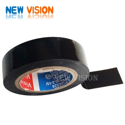 Factory sale strong adhesion same quality as tesa black PVC insulation tape