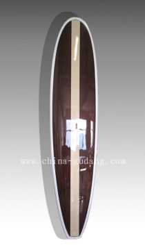 wood stripe supboard fiberglass stand up paddle board EPS sup board surfboard