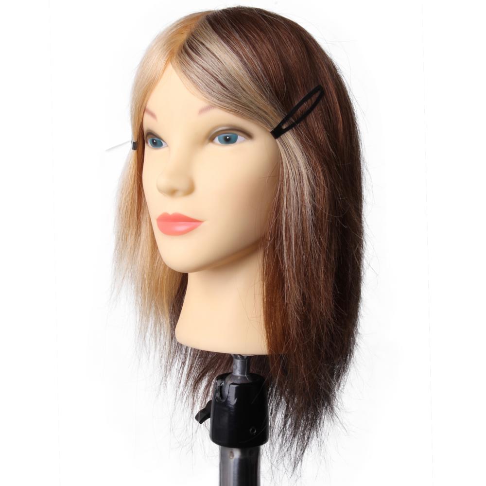 Training Head Manikin Cosmetology Doll Mannequin With Hair, High Quality Training Head Manikin