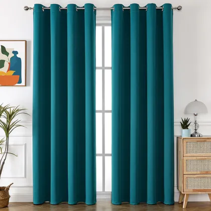 Hot Selling 100% Polyester Fabric Blackout Curtains for Home & Hotels