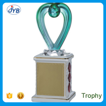 customized design different design metal novelty crystal trophy