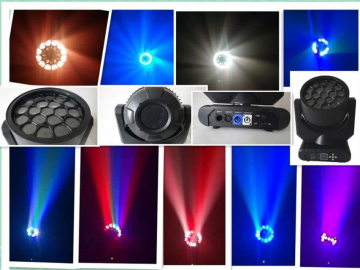 19PCS 12W 4in1 RGBW LED Moving Head Wash for DJ Club