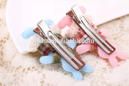 Children's Little Bear With Buttons Baby Hair Clips