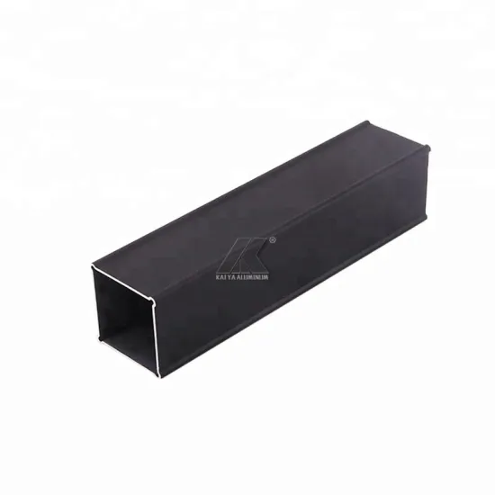 Custom Anodized Black 6063 6061 Aluminum Tubing - Hot Selling High-Quality Hollow Extruded Profiles