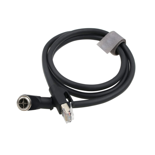 Kod M12 x 8pin ke kabel Ethernet RJ45