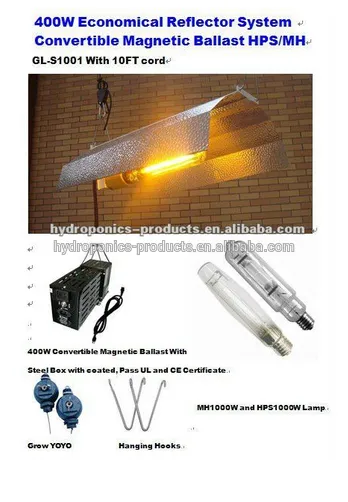S1001-400W Grow Light/Hydroponics/greenhouse/kit/system/reflector