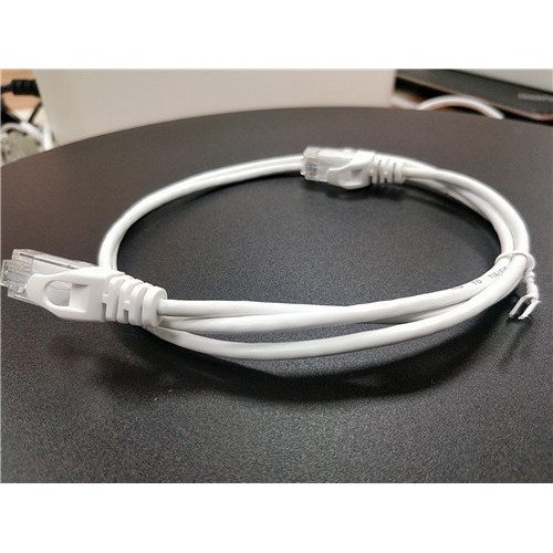 Pure Bare Copper Cat6A Slim Ethernet Patch Cable