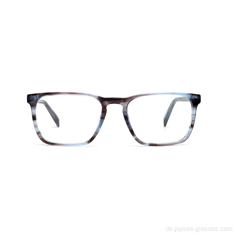 Rechteck -Acetat -Rahmenbrille