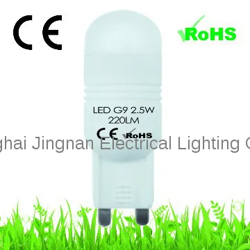 New Arrival 2.5W G9 LED Bulb led g9 bulb replacement 40w halogen