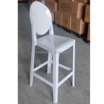 Wholesale Fashion Plastic Resin Bar Stools for Wedding Events and Banquets
