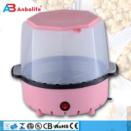 ANBO BEST TV Partner CE ETL certi Microwave Popcorn Machine Popcorn Maker Hot Air Popcorn Popper with FDA Approved no Oil Needed