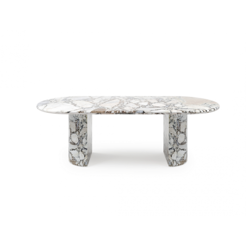 Beautiful White Iitalian Marble Dining Table