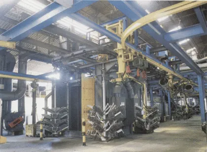 Hanging Chain Rust Remover Sandblaster, Hanger Shot Blasting machine