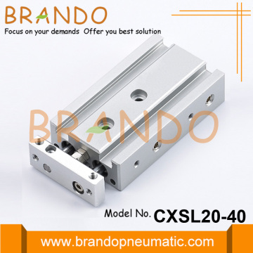 SMC Typ CXSL20-40 pneumatische Doppelstangen-Luftzylinder