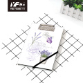 Stile giardino di lavanda personalizzato Cute A5 Appunti per appunti rilegatura a foglie sciolte diario con copertina rigida