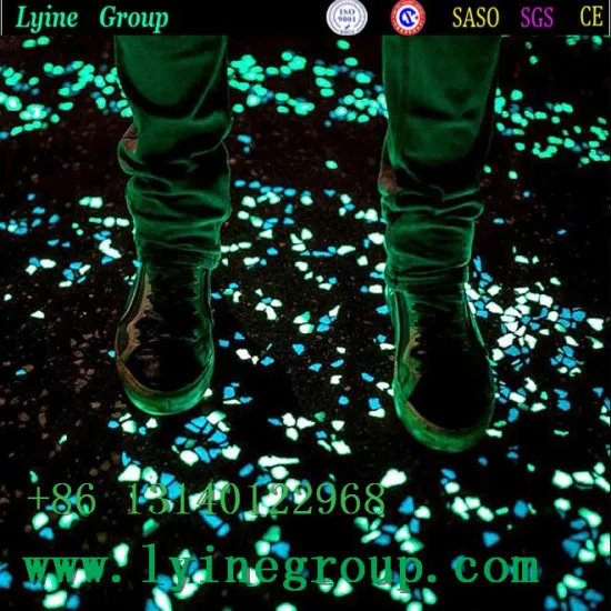 MOQ=10 Bag decorative stones for garden colorful gardon glow stone/garden decoration stone