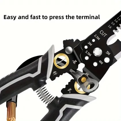 Black multifunctional wire stripper