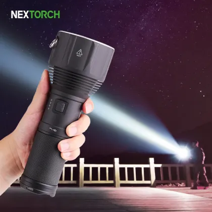 Nextorch Saint Torch 11: Rechargeable Rechargeable Tactical Flashlight for Emergency and Self-Defense