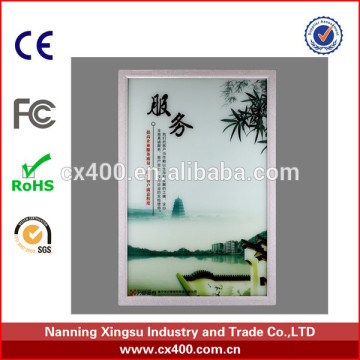 plastic Advertising Photo light box