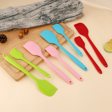 Colorful Silicone Butter Scraper for Heat Resistant Cake Pastry Tools