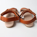 Da thật Triangle Girl Kids Summer Sandals