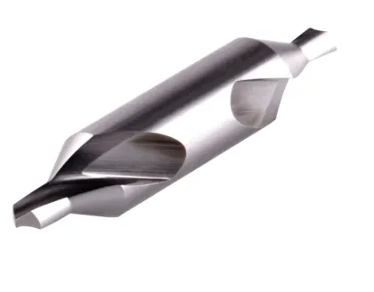 White Finished Metal Drilling HSS Center Drill Bits