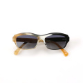 Black and White Buffalo Horn Sunglasses