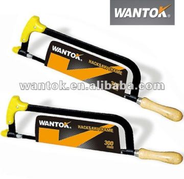 12" Fixted hack saw with wooden handle