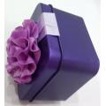 Purple Festive Candy Tin Box