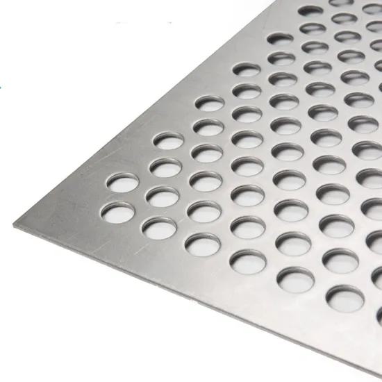 Punch Hole Stainless Steel Mesh Sheet 0.3mm 0.5mm