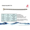 Flexible braided hose-knitted hose with stainless steel