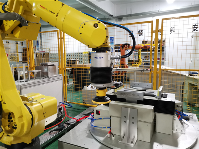 Arm metal grinding robot