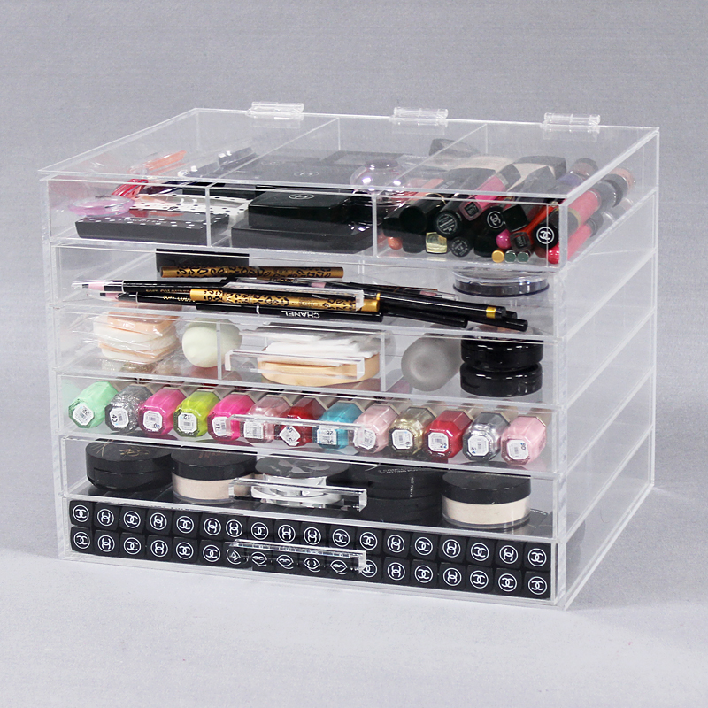 6 Tier Clear Acrylic Cosmetic Organiser