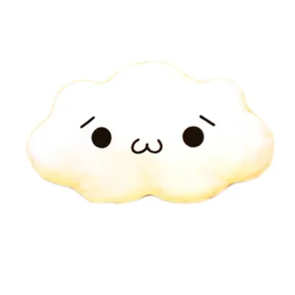 Funny Shape Pillow Cheap White Different Face Cloud Plush Pillow