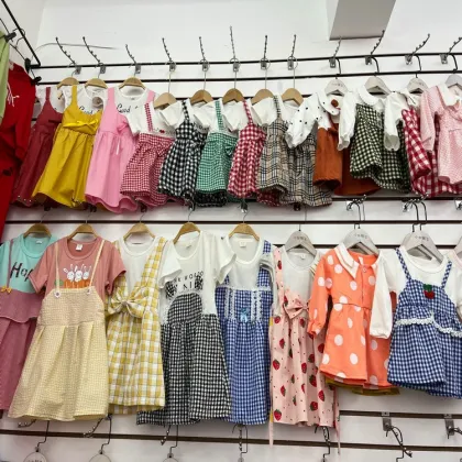 1-4 Years Old Girls' Flower Dresses - Model YW009 in Stock