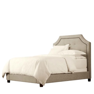 Upholstered King Size Bed - Custom French Style Bedroom Furniture