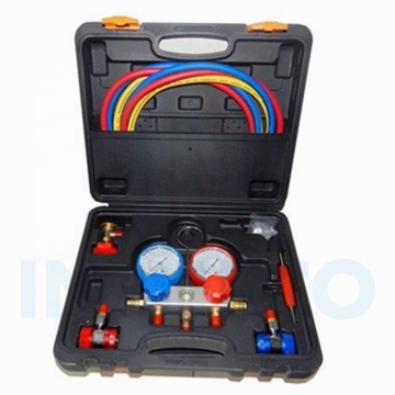 Set di calitteri collettori A/C per refrigeranti R134A, R410A e R22