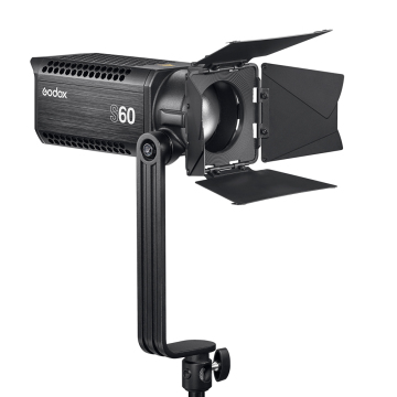 GODOX S60-D 60W SPEGNO LED REGOLABILE con porta della stalla per fotografia professionale