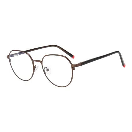LM1027 2023 New Retro Round Metal Optical Glasses Frame