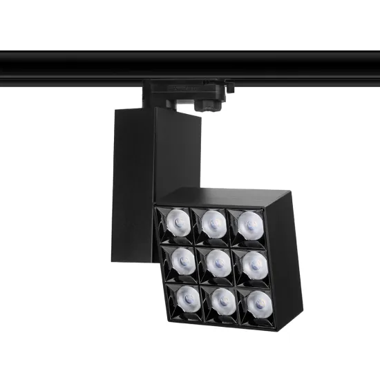 Aluminum Housing Anti-Glare 35W Track Spotlight System Wall Washer Track Light