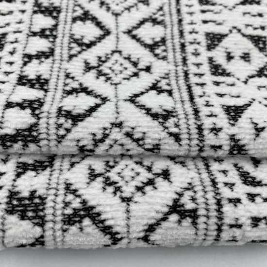 100% Polyester Chenille Jacquard Fabric