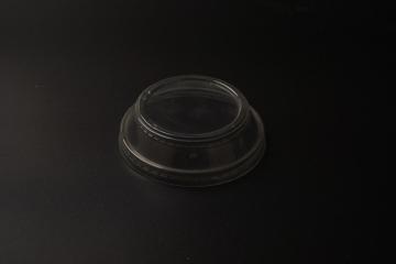 95mm pet flat lid with x straw