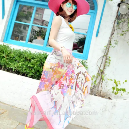 new women's fashion lady chiffon scarf shawl