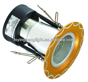 Vertical downlight, YP200D 2 inch, gold/silver
