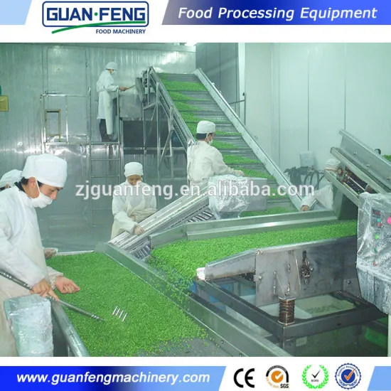 Green pea pre-processing Line