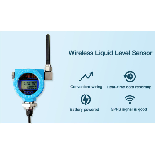 GLT505 battery power dams wireless water level sensor