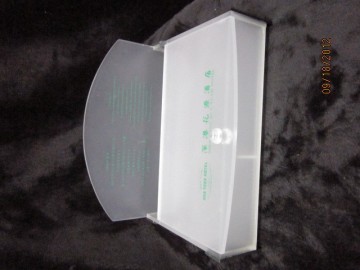 gold tissue box holder acrylic plexiglass QCY-TB-26
